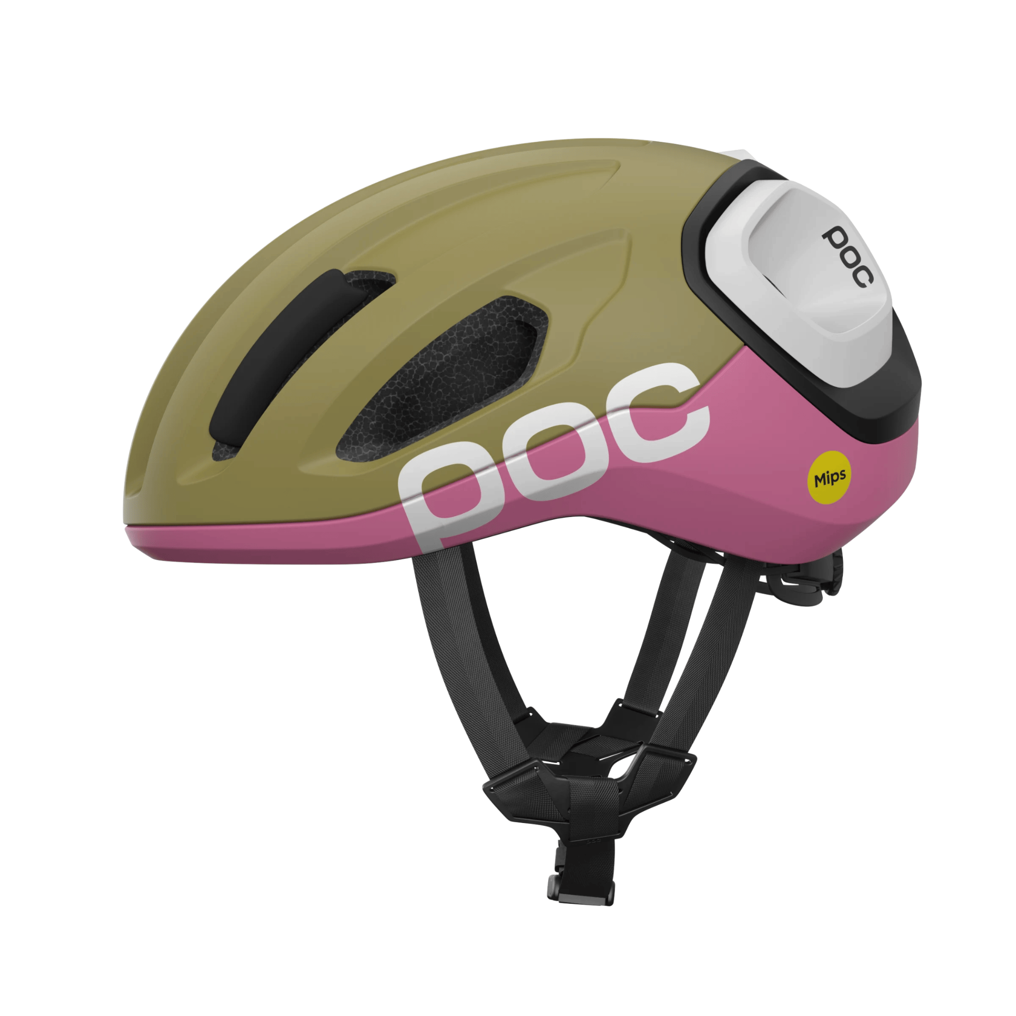 POC Amidal Helmet Olivine Green Matt/Thulite Pink Matt / S Apparel - Apparel Accessories - Helmets - Road