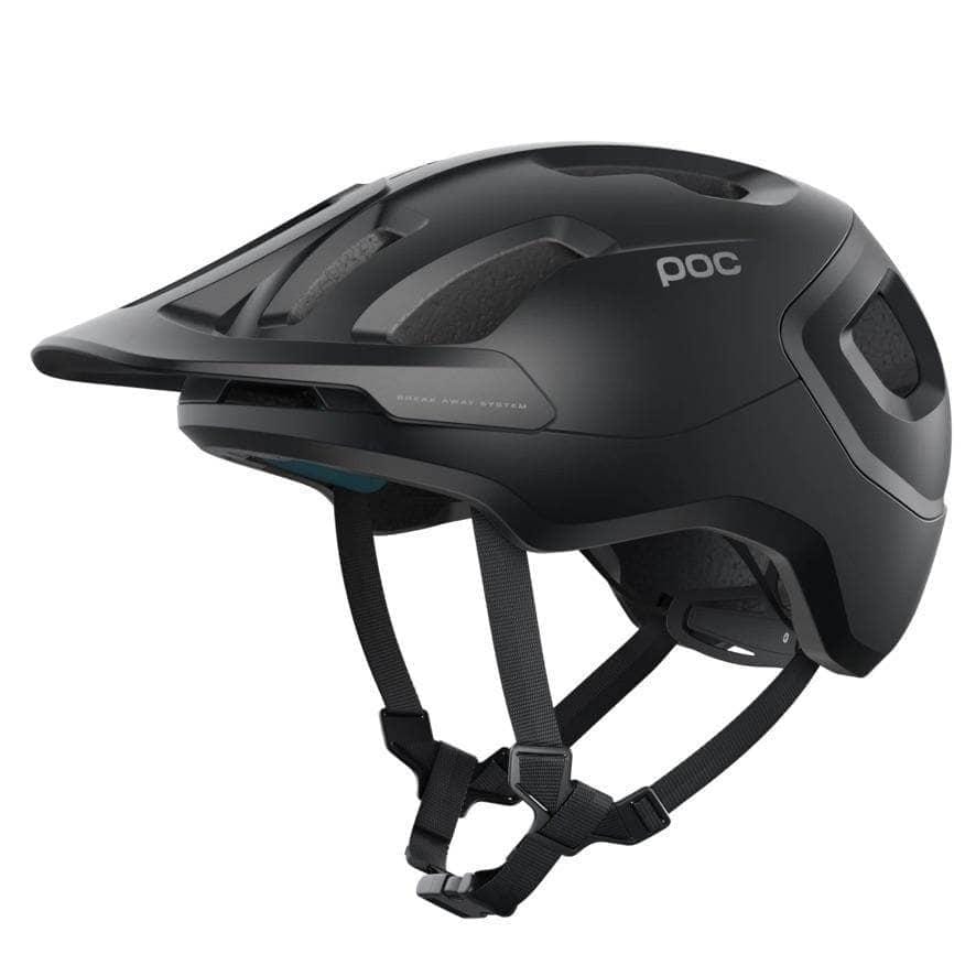 POC Axion SPIN Helmet Uranium Black/Fluoride Green Matt / XS/S Apparel - Apparel Accessories - Helmets - Mountain - Open Face