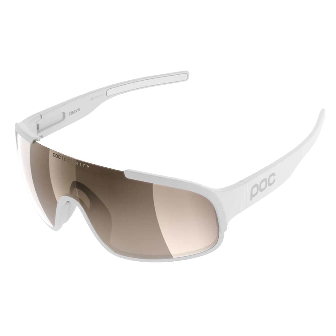 POC Crave Clarity Sunglasses Hydrogen White / Clarity Trail Siver Cat 2 Apparel - Apparel Accessories - Sunglasses