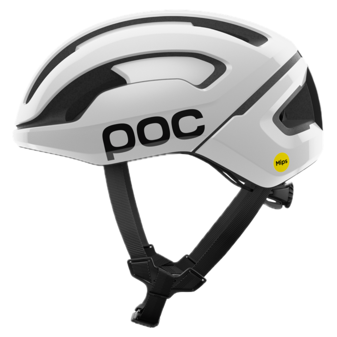 POC Omne Air Mips Helmet Hydrogen White/Uranium Black Matt w/Logo / S Apparel - Apparel Accessories - Helmets - Road