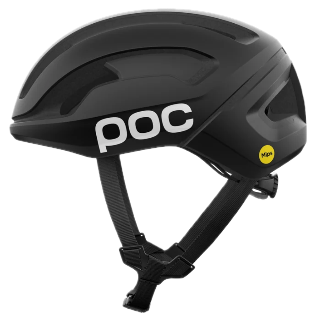 POC Omne Air Mips Helmet Uranium Black Matt/Hydrogen White w/Logo / S Apparel - Apparel Accessories - Helmets - Road
