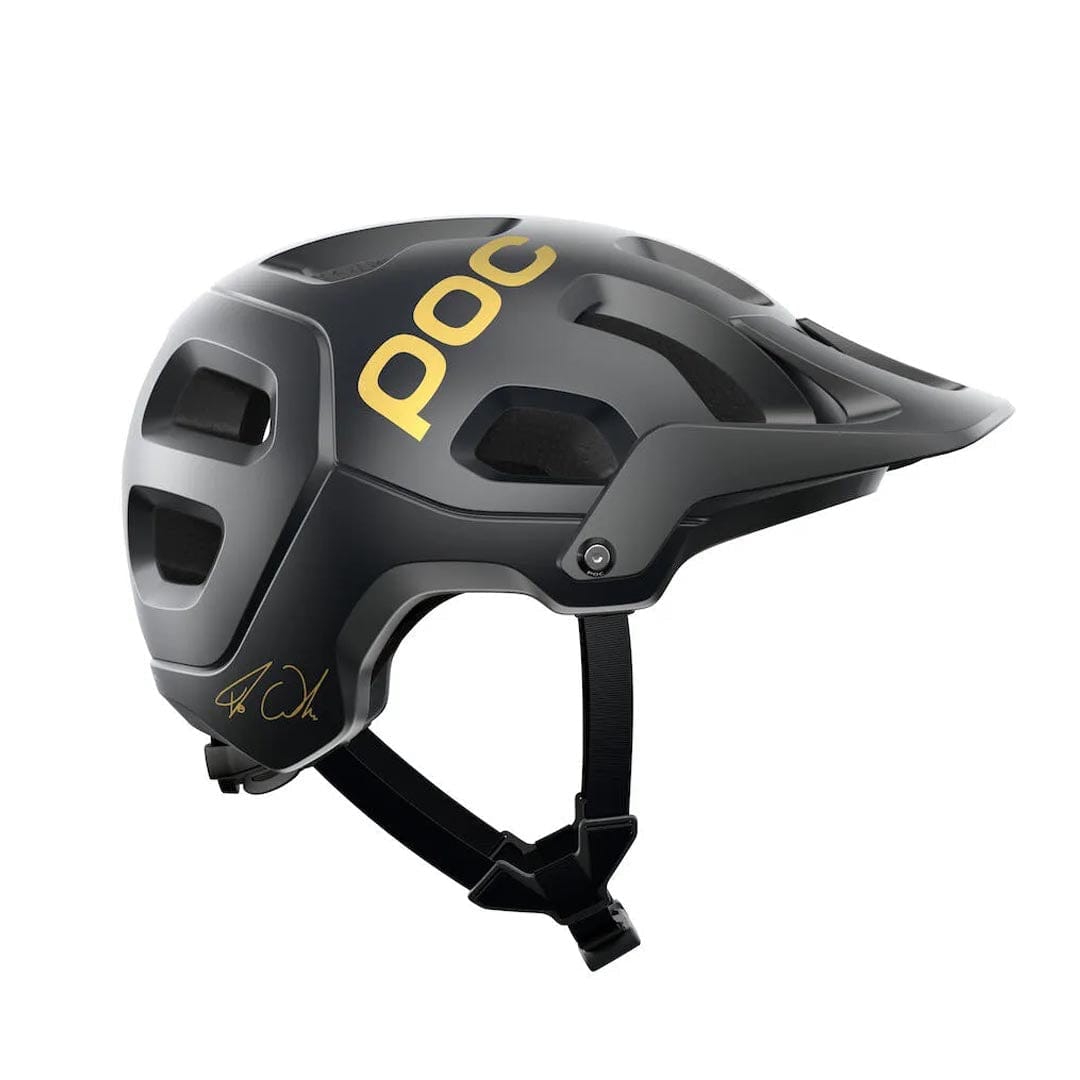 POC Tectal Fabio Ed. Helmet Uranium Black Matt/Gold / Small Apparel - Apparel Accessories - Helmets - Mountain - Open Face