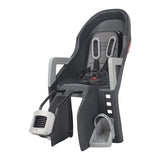 Polisport Guppy Maxi + FF Polisport, Guppy Maxi + FF, Baby Seat, On frame, Dark Grey/Silver, Grey Baby Seats