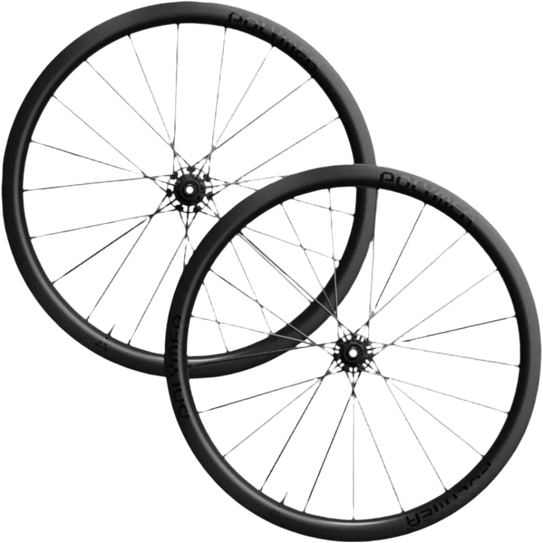 Polymer Workshop Venture Carbon Matt / 38:38 Shimano Parts - Wheels - Road
