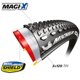 Power Gravel Michelin, Power Gravel, Gravel Tire, 700x57C, Folding, Tubeless Ready, MAGI-X, Bead2Bead Protek, 3x120TPI, Tan Gravel Tires