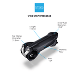 PRO Vibe Stem Black 110mm / 31.8mm / -10 Angle Parts - Stems