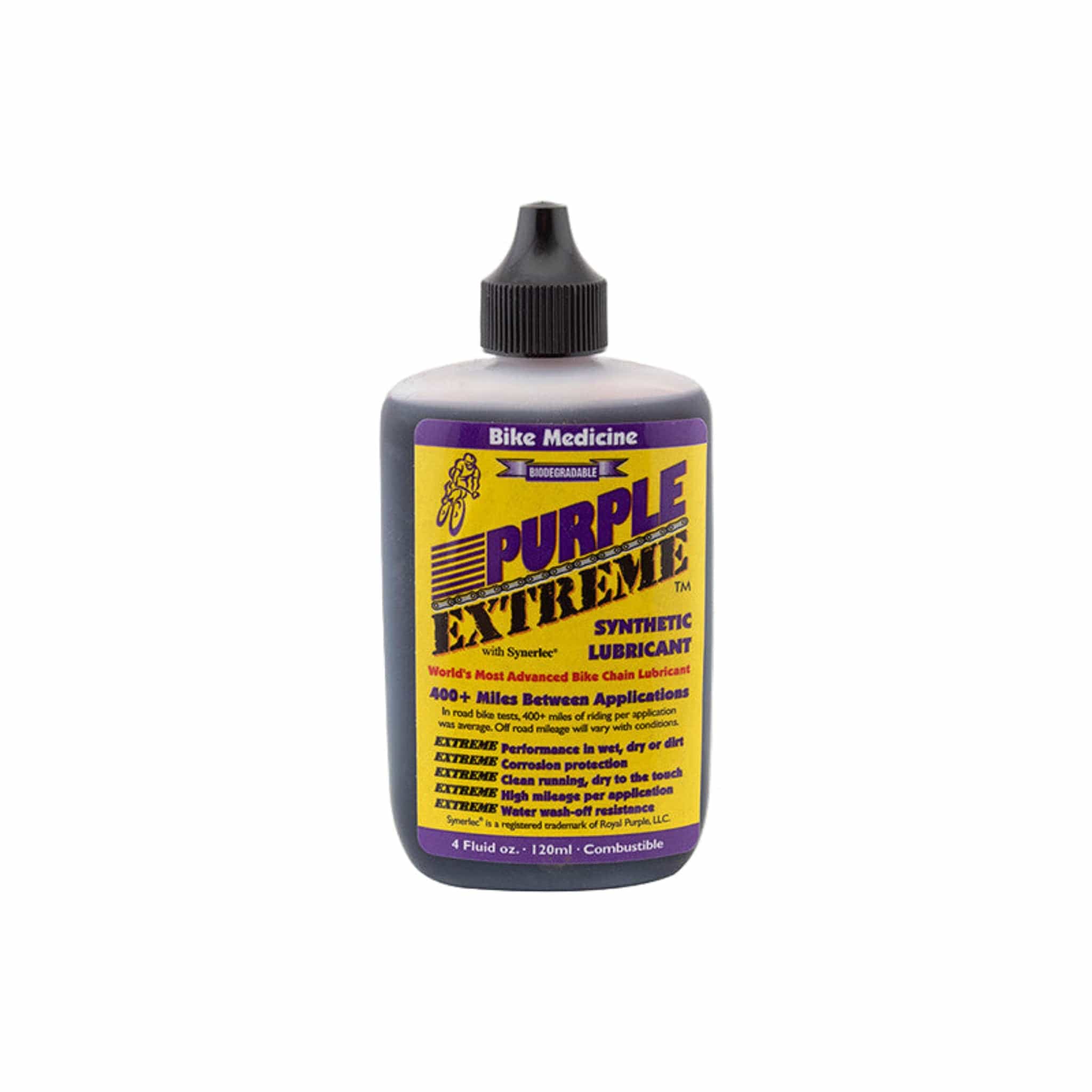 Purple Extreme Synthetic Lubricant 120ml/4oz. Accessories - Maintenance - Chain Lube