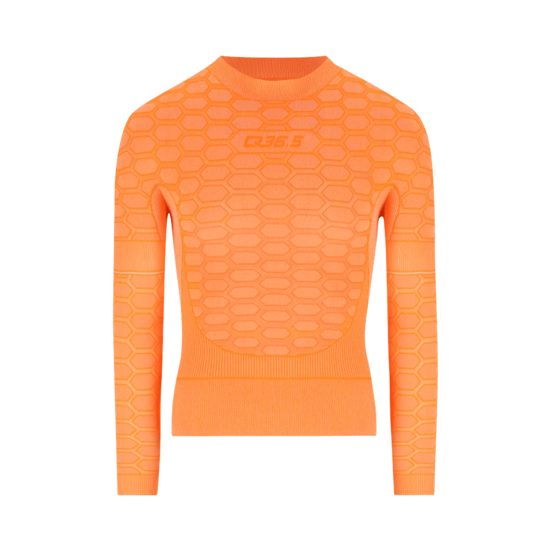 Q36.5 Base Layer 3 Long Sleeve Poppy Orange / XXS-XS Apparel - Clothing - Unisex Base Layers