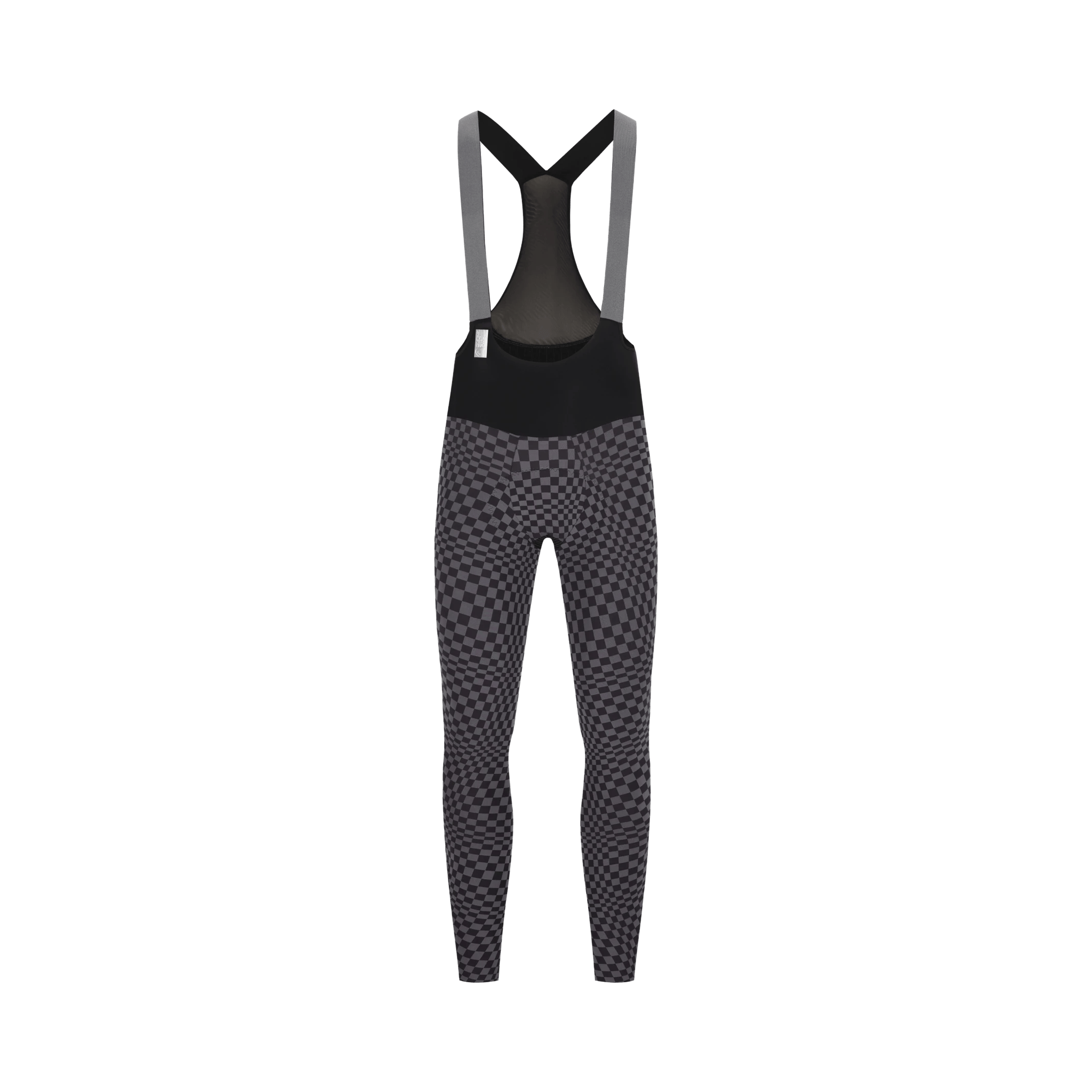 Q36.5 Men's Dottore Hybrid Bib Tights Check Grey / XS Apparel - Clothing - Men's Bibs - Road - Bib Tights