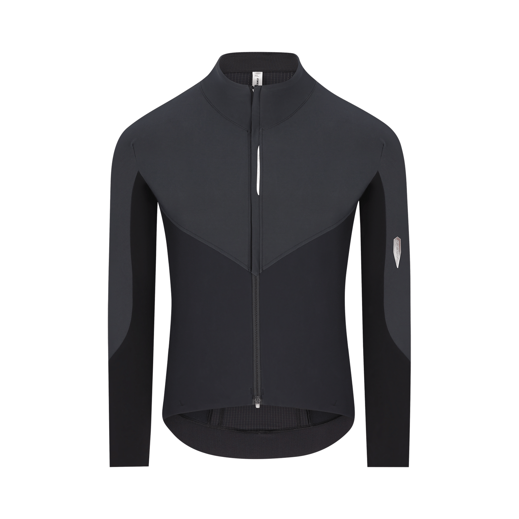 Q36.5 Men's Dottore Hybrid Que Long Sleeve Jersey Black / XS Apparel - Clothing - Men's Jerseys - Road
