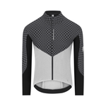 Q36.5 Men's Dottore Hybrid Que Long Sleeve Jersey Check Grey / XS Apparel - Clothing - Men's Jerseys - Road