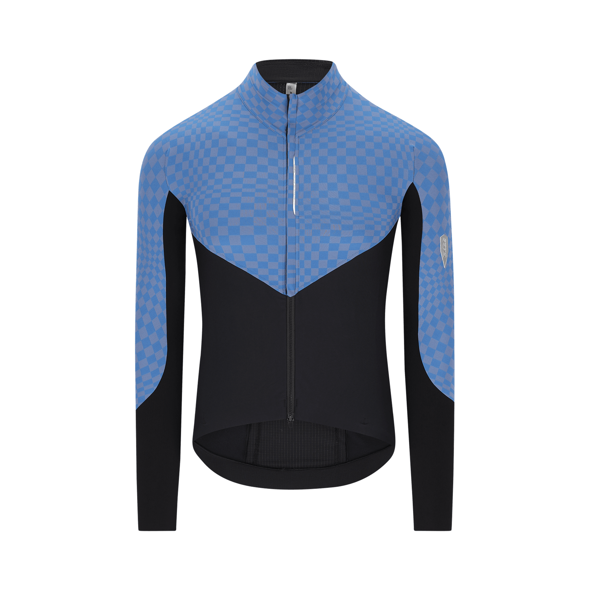 Q36.5 Men's Dottore Hybrid Que Long Sleeve Jersey Supersonic Check / XS Apparel - Clothing - Men's Jerseys - Road