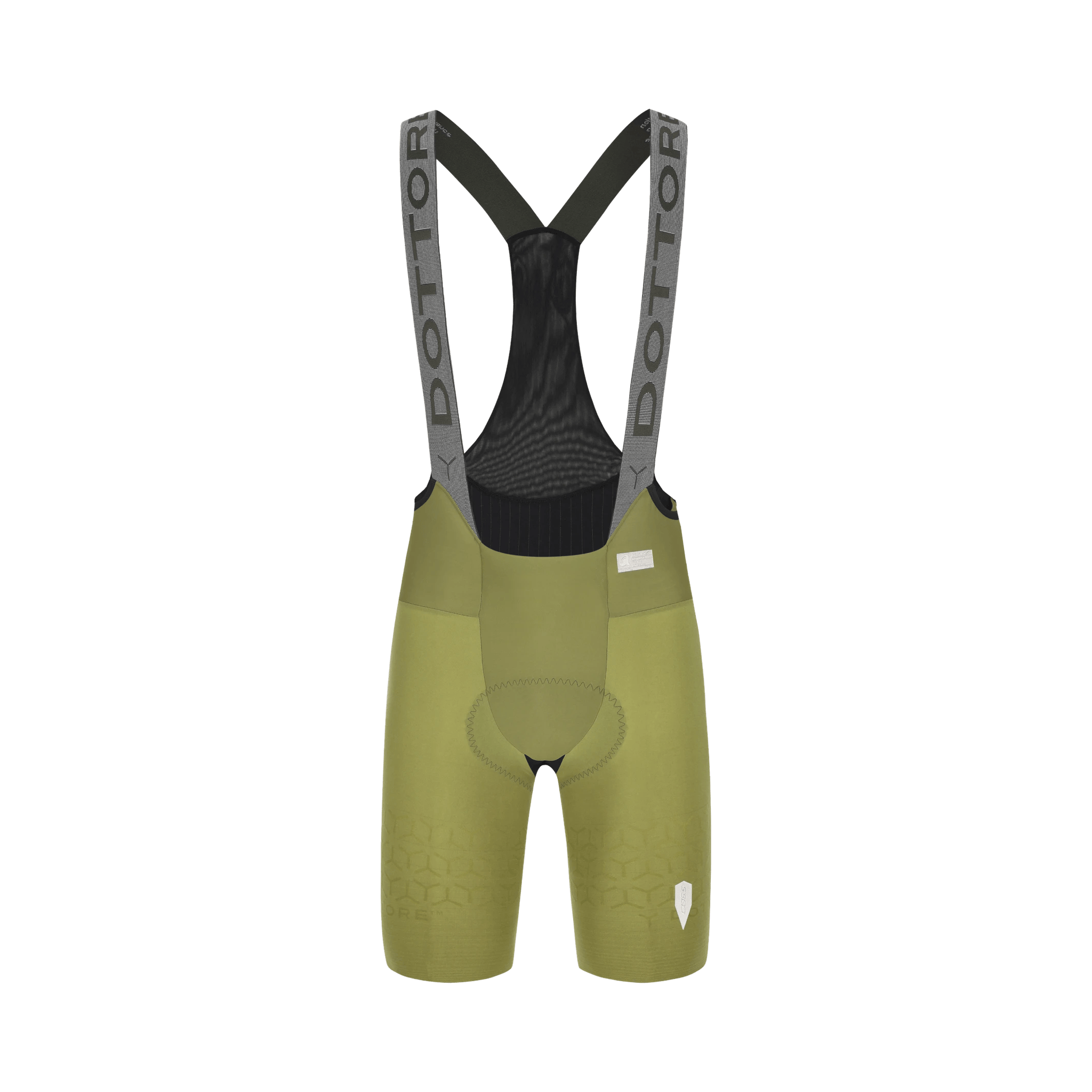 Q36.5 Men's Dottore Pro Bib Shorts Drab Green / XS Apparel - Clothing - Men's Bibs - Road - Bib Shorts