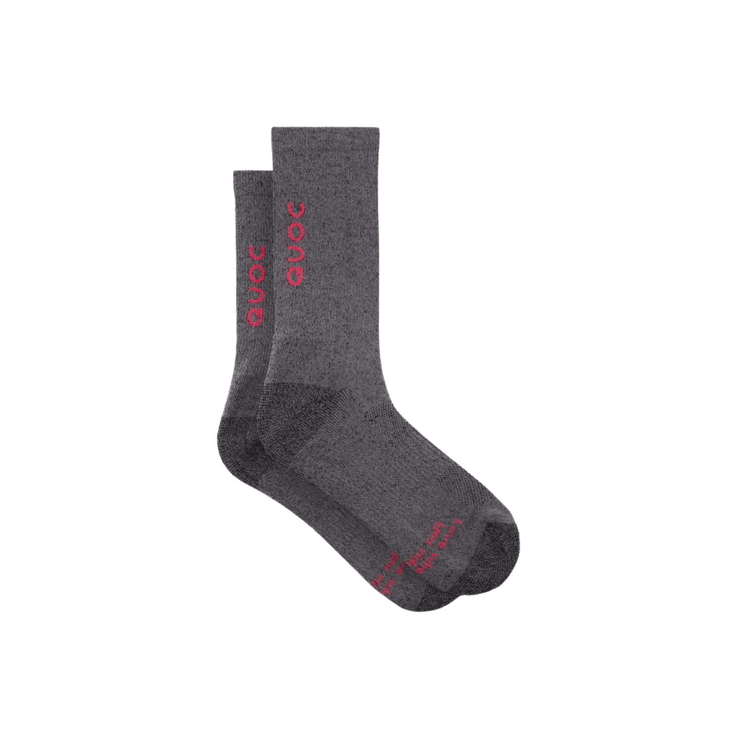 QUOC Signature Merino Sock Graphite / L Apparel - Clothing - Socks