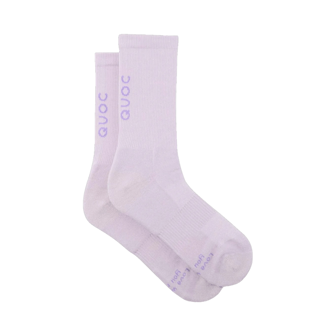 QUOC Signature Merino Sock Lilac / L Apparel - Clothing - Socks