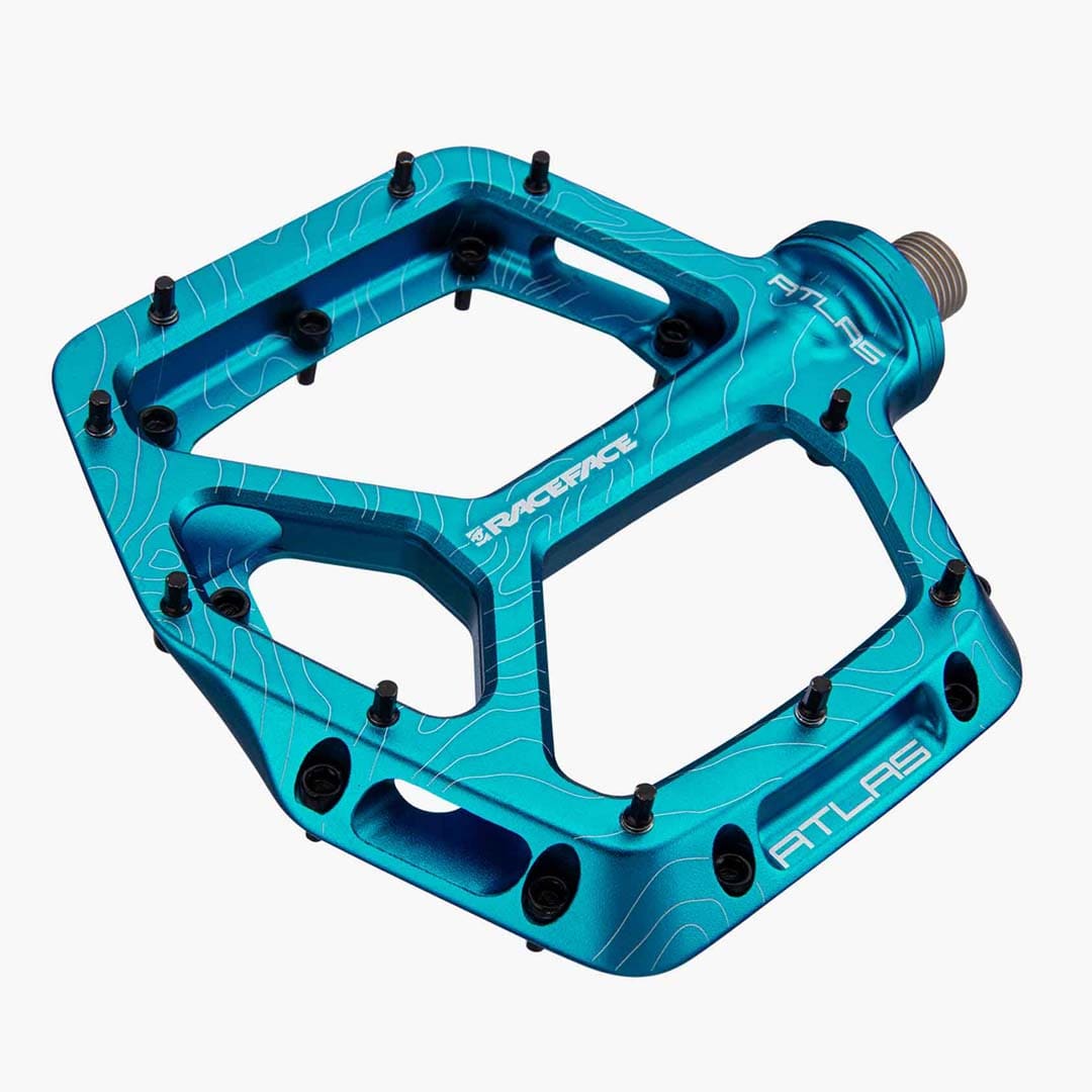 Race Face Atlas Pedal Turquoise Parts - Pedals - Mountain - Flats