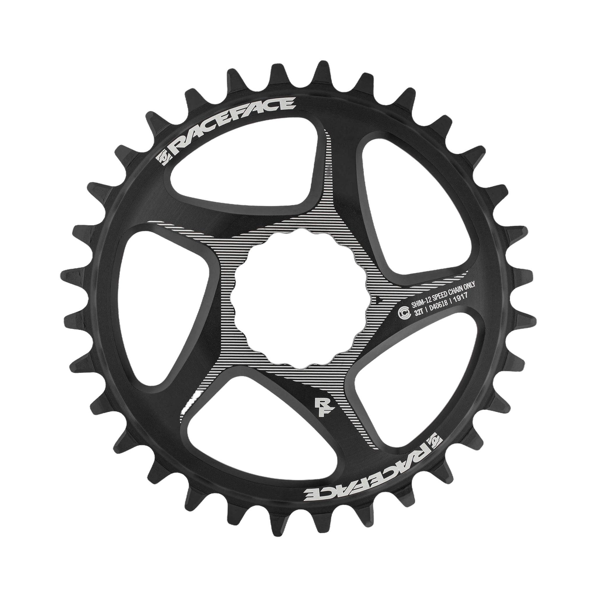 Race Face Cinch Direct Mount Chainring Shimano 12sp Black / 30t Parts - Chainrings