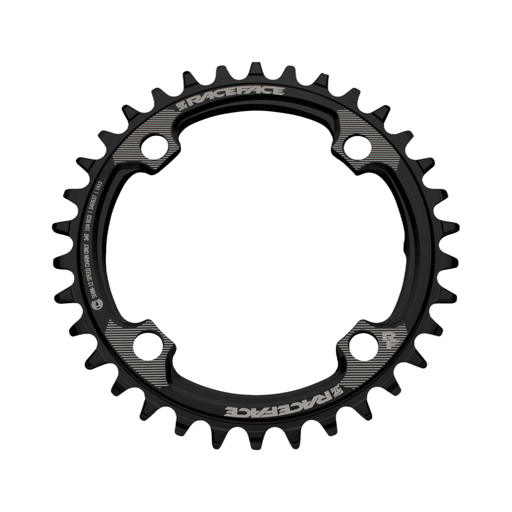 Race Face SHI 12 Chainring – 104 BCD 34T Parts - Chainrings