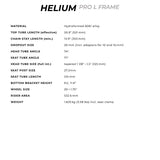 Radio Raceline Helium Pro L BMX Frames