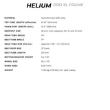 Radio Raceline Helium Pro XL BMX Frames