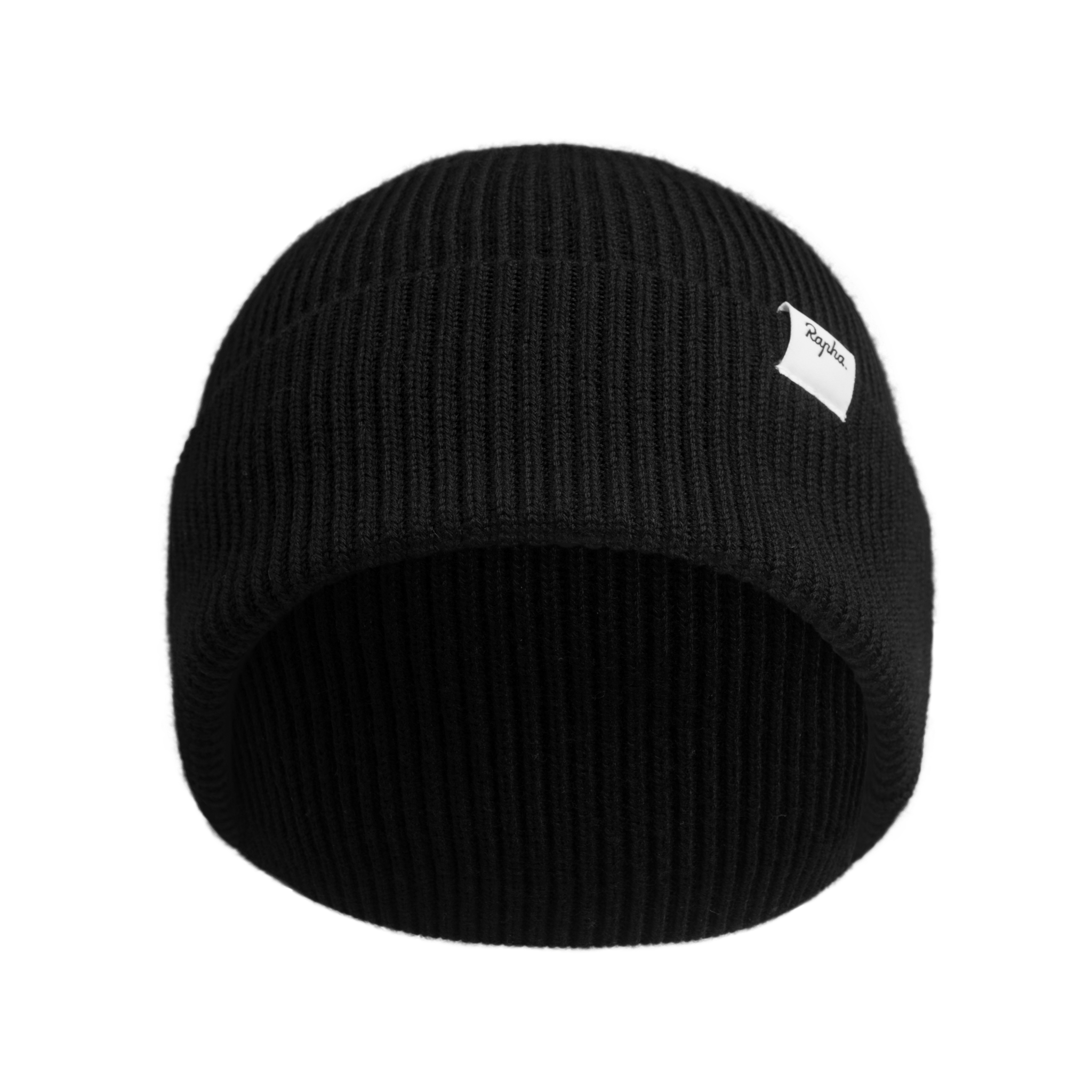 Rapha Logo Merino Beanie Black Apparel - Clothing - Casual Hats