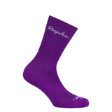 Rapha Logo Socks Ultraviolet/White / XS Apparel - Clothing - Socks