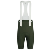 Rapha Men's Brevet Element Cargo Bib Shorts Dark Green/White / XS Apparel - Clothing - Men's Bibs - Road - Bib Shorts