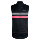 Rapha Men's Brevet Insulated Gilet Dark Navy/Hi-Vis Pink / XS Apparel - Clothing - Men's Vests
