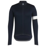Rapha Men's Classic Long Sleeve Jersey Dark Navy/White/Light Blue Medium Apparel - Clothing - Men's Jerseys - Road