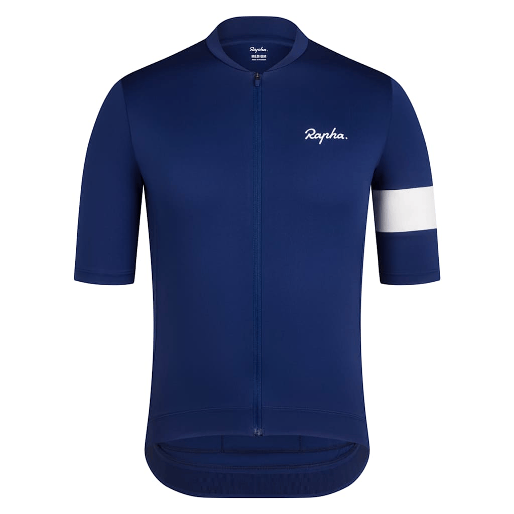 Rapha Men's Core Jersey Navy/White / XS Apparel - Clothing - Men's Jerseys - Road