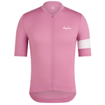 Rapha Men's Core Lightweight Jersey Dusty Mauve/White / XS Apparel - Clothing - Men's Jerseys - Road
