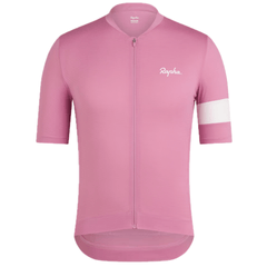Rapha Men's Core Lightweight Jersey Dusty Mauve/White / XS Apparel - Clothing - Men's Jerseys - Road