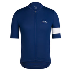 Rapha Men's Core Lightweight Jersey Navy/White / XS Apparel - Clothing - Men's Jerseys - Road