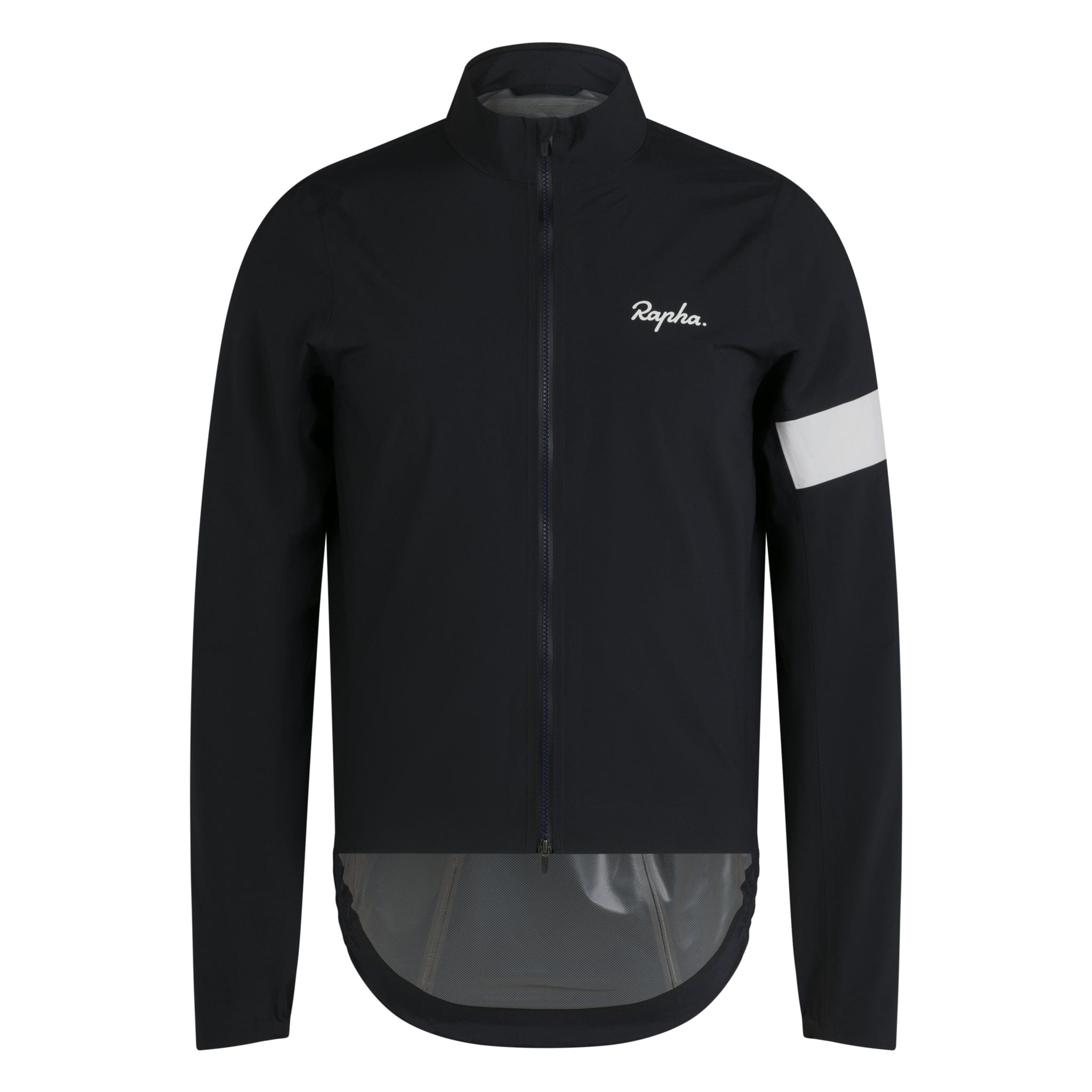 Rapha Men's Core Rain Jacket Black/White / XS Apparel - Clothing - Men's Jackets - Road