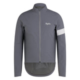 Rapha Men's Core Rain Jacket Grey/White / XS Apparel - Clothing - Men's Jackets - Road