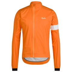 Rapha Men's Core Rain Jacket II Bright Orange/White / XS Apparel - Clothing - Men's Jackets - Road