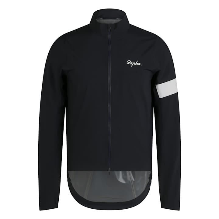 Rapha Men's Core Rain Jacket III Black/White / XS Apparel - Clothing - Men's Jackets - Road