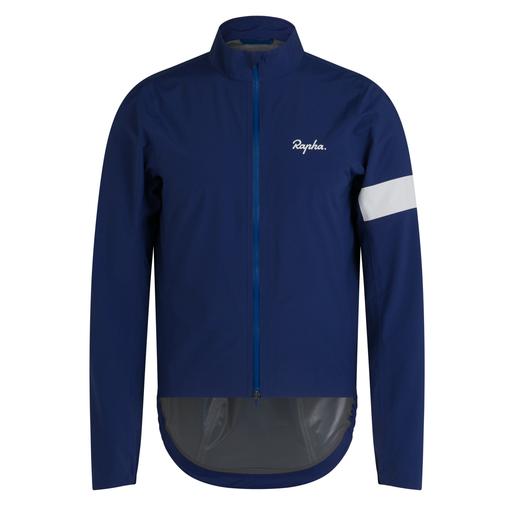 Rapha Men's Core Rain Jacket Navy/White / XS Apparel - Clothing - Men's Jackets - Road