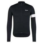 Rapha Men's Core Thermal Long Sleeve Jersey Black/White / XS Apparel - Clothing - Men's Jerseys - Road