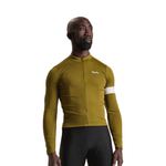 Rapha Men's Core Thermal Long Sleeve Jersey Fern/White / XS Apparel - Clothing - Men's Jerseys - Road