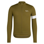 Rapha Men's Core Thermal Long Sleeve Jersey Fern/White / XS Apparel - Clothing - Men's Jerseys - Road