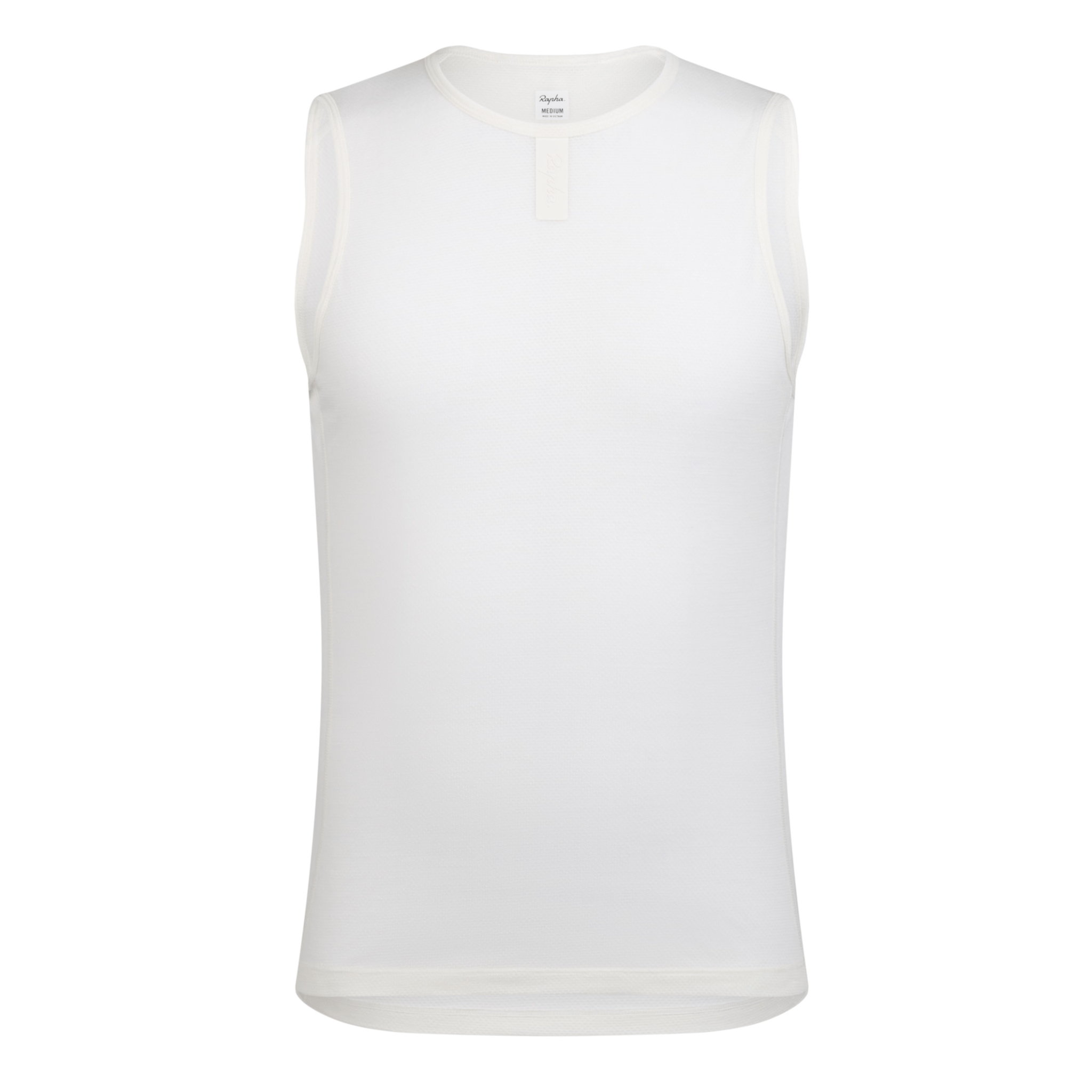 Rapha Men's Merino Lightweight Base Layer - Sleeveless Cream/White / XS Apparel - Clothing - Men's Base Layers