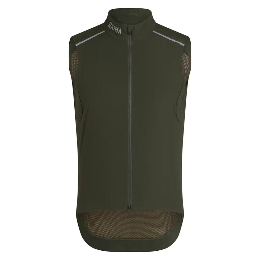 Rapha Men's Pro Team Gilet II Dark Green/Silver Reflective / XS Unclassified