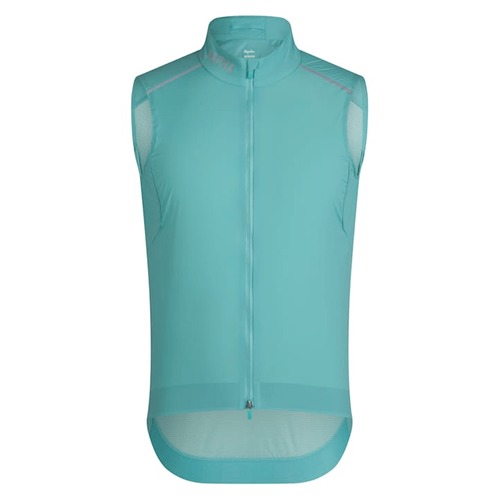 Rapha Men's Pro Team Gilet II Lagoon/Silver Reflective / XS Apparel - Clothing - Men's Vests