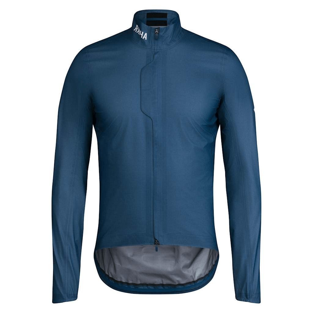 Rapha Men's Pro Team Gore-Tex Lightweight Rain Jacket Titan/White / XL Apparel - Clothing - Men's Jackets - Road