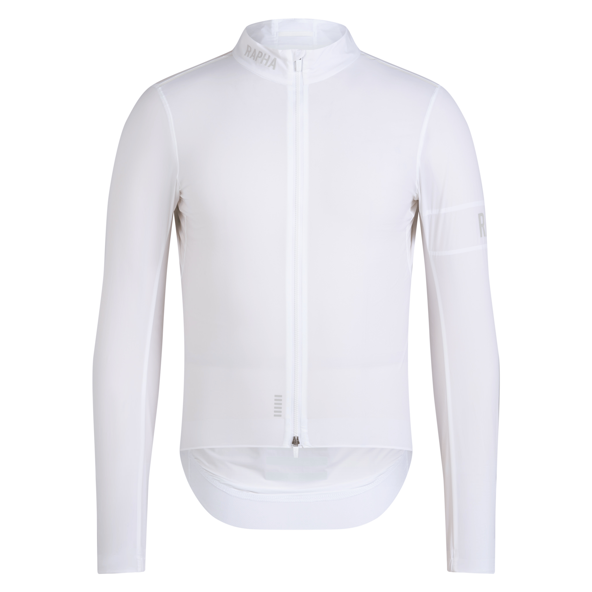 Rapha Men's Pro Team Lightweight Wind Jacket White/Silver / XS Apparel - Clothing - Men's Jackets - Road