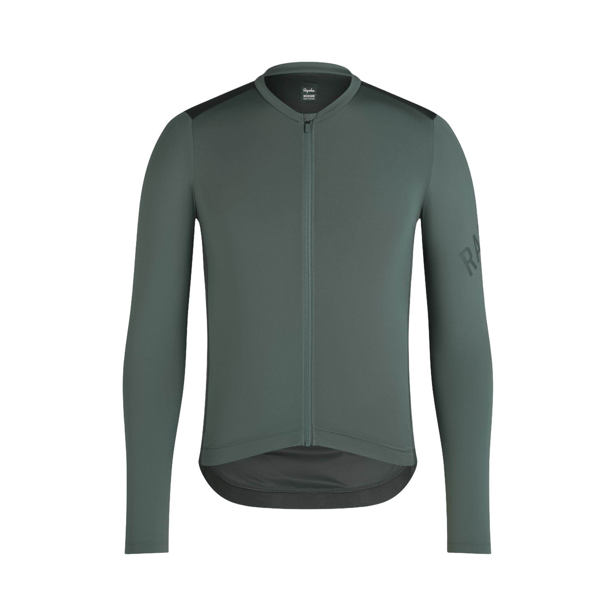 Rapha Men's Pro Team Long Sleeve Lightweight Jersey Balsam Green/Urban Chic / S Apparel - Clothing - Men's Jerseys - Road