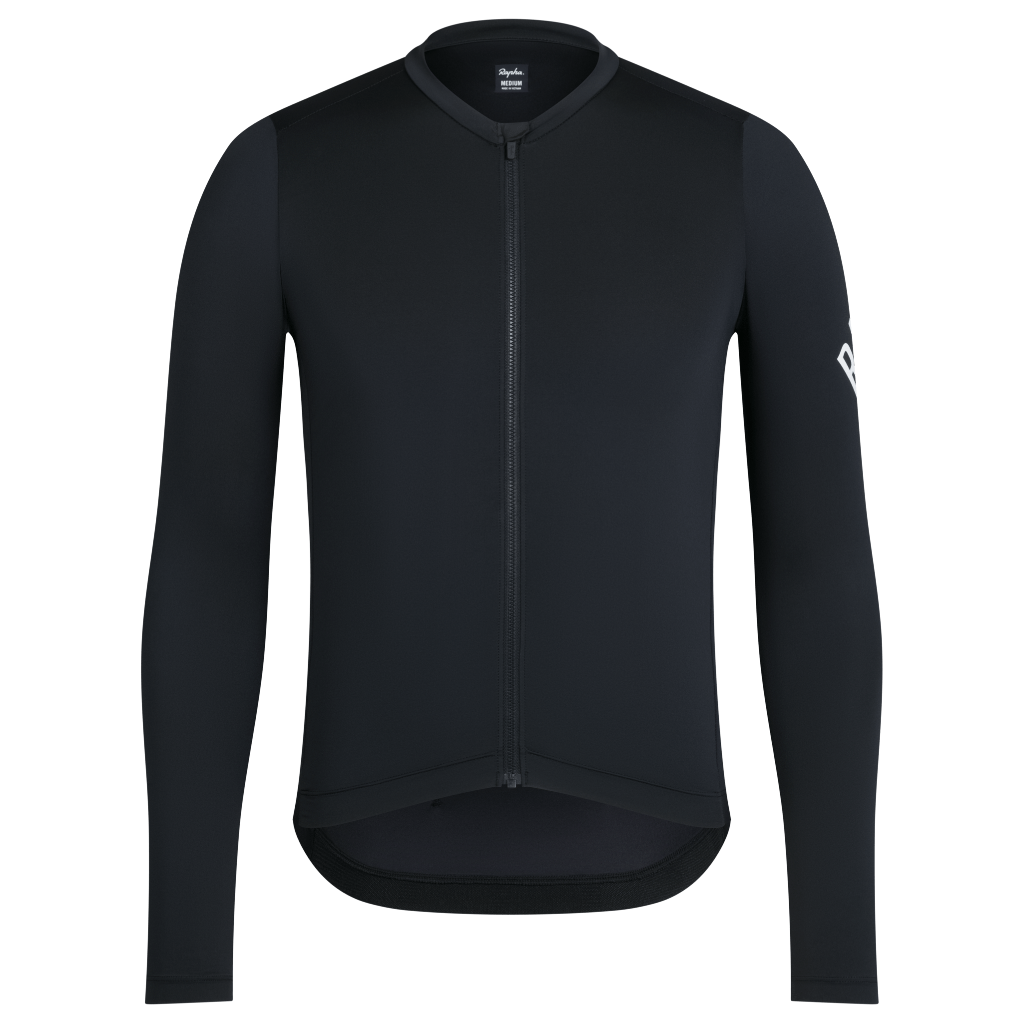 Rapha Men's Pro Team Long Sleeve Lightweight Jersey Black/Black / XS Apparel - Clothing - Men's Jerseys - Road