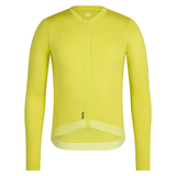 Rapha Men's Pro Team Long Sleeve Lightweight Jersey Chartreuse/Black / XS Apparel - Clothing - Men's Jerseys - Road