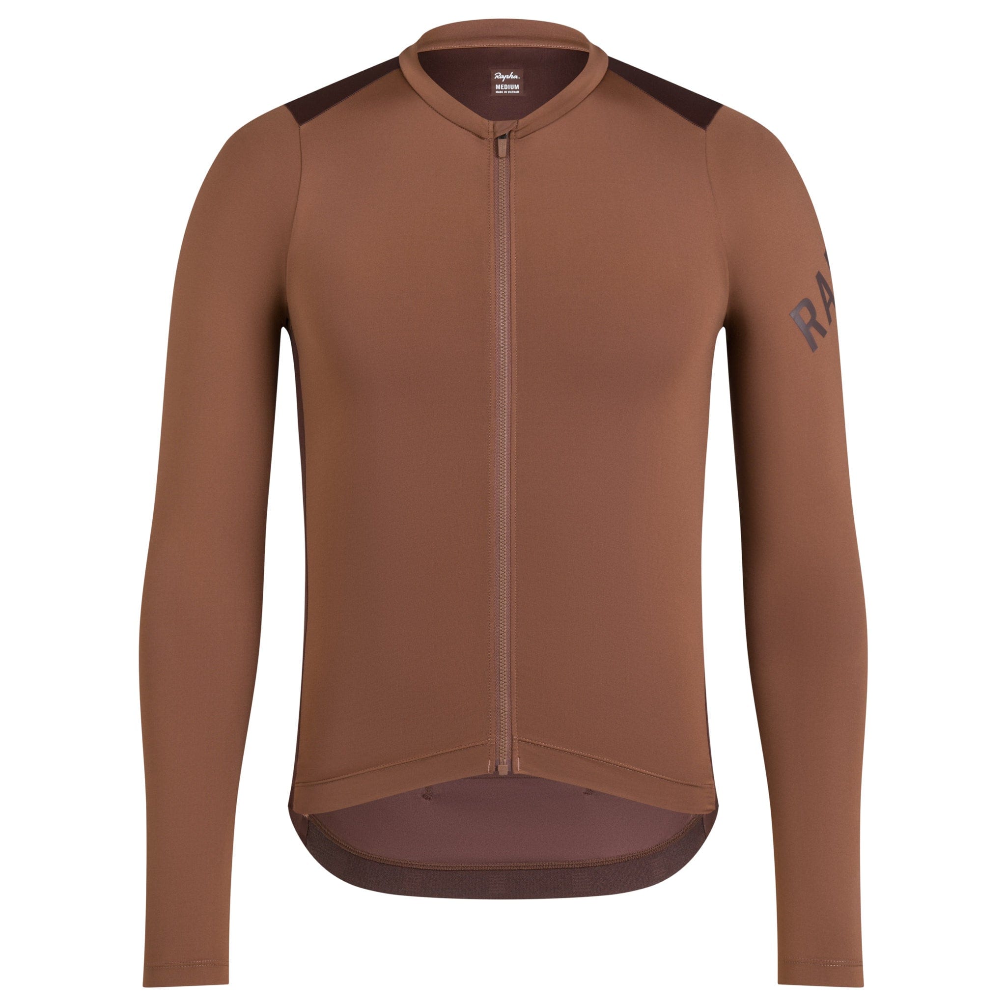 Rapha Men's Pro Team Long Sleeve Lightweight Jersey Chestnut Brown/Walnut Brown / XS Apparel - Clothing - Men's Jerseys - Road